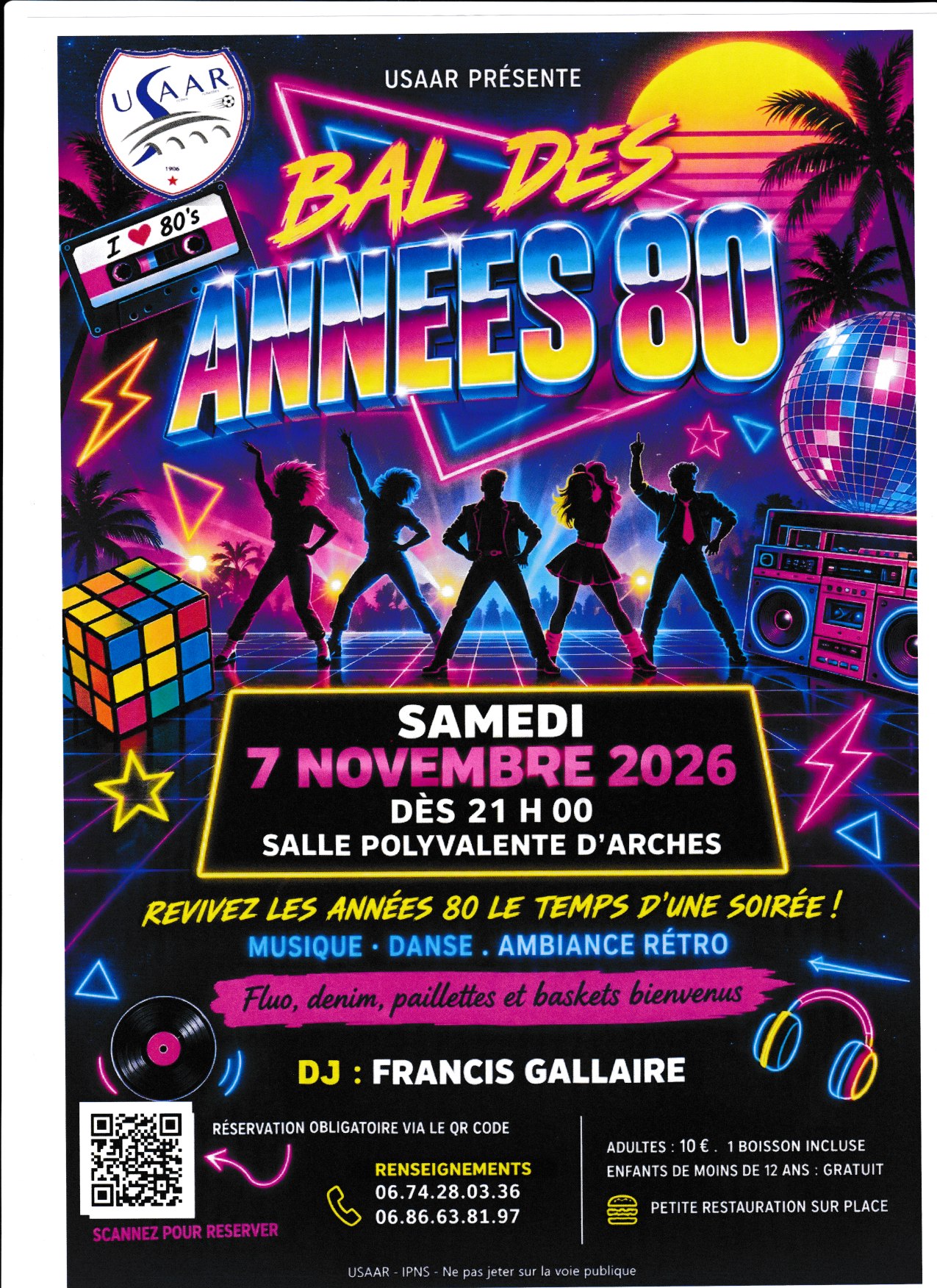BAL DES ANNÉES 80 à ARCHES